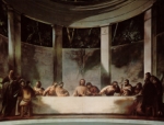 "Ultima Cena" - dipinto - 1975 - «Chiesa San Michele Arcangelo» Ponte Buggianese (PT) - Italia