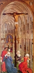 "Crocifissione in una chiesa" - dipinto - 1445 - «Koninklijk Museum» Anversa - Belgio