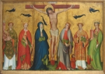 "Cristo sulla croce con i Santi" - dipinto - 1430 circa - «Gemäldegalerie Staatliche Museen» Berlino - Germania