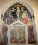 "Crocifissione" - dipinto - XIV secolo - «Propositura dei SS. Ippolito e Cassiano» Bibbiena (AR) - Italia