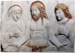 "Pietà con la Vergine e san Giovanni evangelista" - bassorilievo - 1470-1480 - «Museo civico Arte Medioevale e Moderna» Padova (PD) - Italia