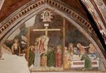 "da sx a dx Resurrezione, Deposizione, Sepoltura di Cristo" - affresco - XIV secolo - «Basilica di Santa Chiara» Assisi (PG) - Italia