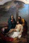 "Compianto sul Cristo deposto dalla Croce" - dipinto - 1824 - «Chiesa di Santo Stefano» Venezia (VE) - Italia