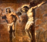 "Gesù Cristo e il buon ladrone" - dipinto - 1563 - «Pinacoteca Nazionale» Bologna (BO) - Italia