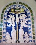 "Crocifissione" - ceramica invetriata - 1495 - «Santuario del monte La Verna» Chiusi della Verna (AR) - Italia