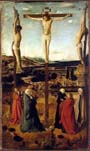 "Crocifissione di Sibiu" - dipinto - 1463-65 - «Museo Nazionale d'Arte della Romania» Bucarest - Romania
