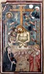 "Cristo in pietà fra la Madonna e San Giovanni" - affresco - 1374-1375 - «Chiesa di San Agostino» San Gimignano (SI) - Italia