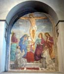 "Gesù crocifisso e Santi" - affresco - 1486 - «Duomo» Sansepolcro (AR) - Italia