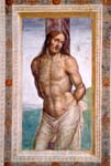 "Cristo alla colonna" - affresco - 1505 - «Abbazia Monte Oliveto Maggiore» Asciano (SI) - Italia