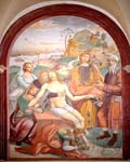 "Pietà" - affresco - 1505 - «Abbazia Monte Oliveto Maggiore» Asciano (SI) - Italia