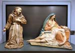 "Pietà con San Francesco da Assisi" - terracotta policroma - 1778 - «Civica Pinacoteca Guercino» Cento (FE) - Italia