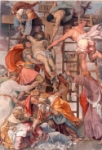 "Discesa dalla croce" - dipinto - 1545 - «Trinità dei monti» Roma (RM) - Italia