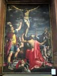 "Crocifissione con i santi Fermo, Girolamo e il Papa Innocenzo I" - dipinto - XVI - «Duomo» Cremona (CR) - Italia