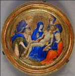 "Piccola Pietà rotonda" - dipinto - 1410 circa - «Musée du Louvre» Parigi - Francia