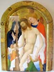 "Cristo in pietà sostenuto da San Giovanni, con la Vergine e due angeli" - dipinto - 1405-1410 circa - «Musée du Louvre» Parigi - Francia