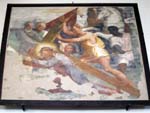 "Cristo caduto sotto la Croce e la Veronica" - affresco - 1543-1544 circa - «Chiesa di Santa Maria degli Angeli» Busseto (PR) - Italia