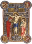 "Crocifisso" - dipinto - 1210 - «Pierpont Morgan Library» New York City (New York) - Stati Uniti d'America