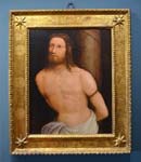 "Cristo alla colonna" - dipinto - probabile XVI secolo  - «Collezione privata Romano Freddi» Mantova (MN) - Italia