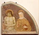 "Cristo passo e Santa Chiara" - affresco - 1490 circa - «Museo Antoniano» Padova (PD) - Italia