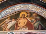 "Cristo flagellato" - affresco - XIV secolo - «Sacro Speco di Subiaco» Subiaco (RM) - Italia