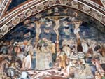 "Crocifissione" - affresco - XIV secolo - «Sacro Speco di Subiaco» Subiaco (RM) - Italia