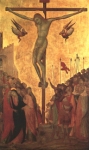"Crocifissione" - dipinto - metà XIV secolo circa - «L'Hermitage» San Pietroburgo - Russia