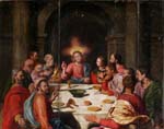 "Ultima cena" - dipinto - 1570 - «Pieve di Santa Maria Assunta» San Marcello Pistoiese (PT) - Italia